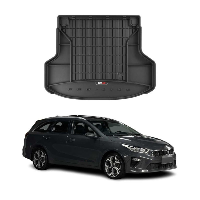 Tapis de Coffre pour Kia Ceed 2018-2025 Noir