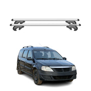 Barres de toit transversales pour Dacia Logan MCV 2006-2013 90kg Alu Gris 2x