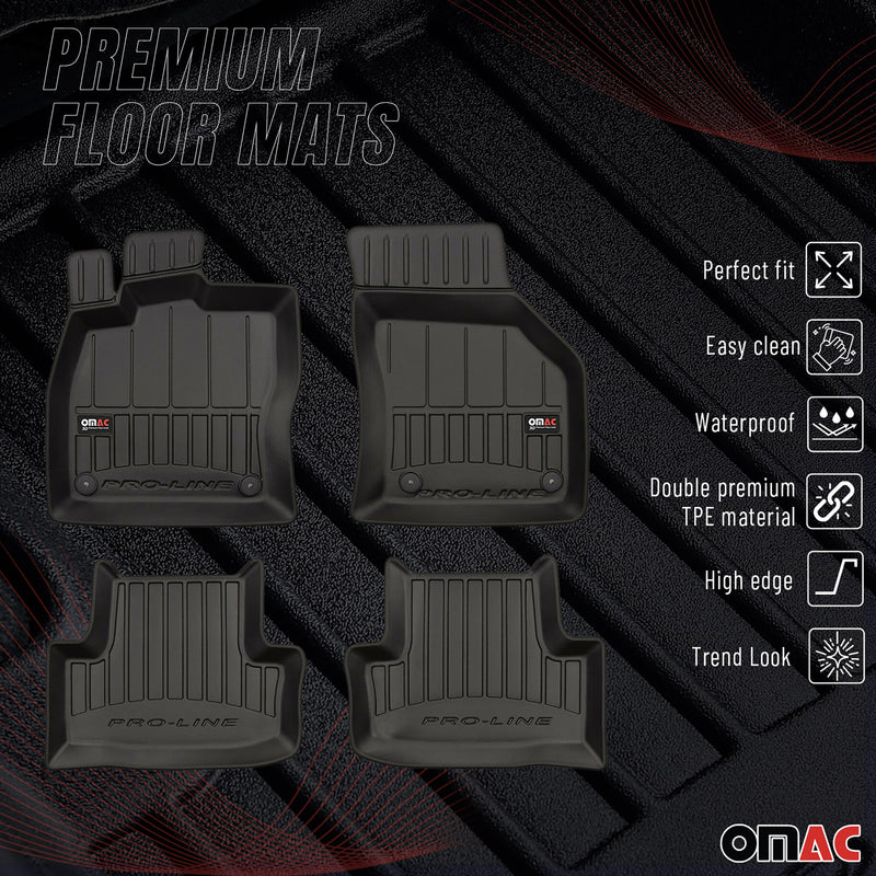 Tapis de Sol pour Skoda Karoq 2017-2022 TPE Noir
