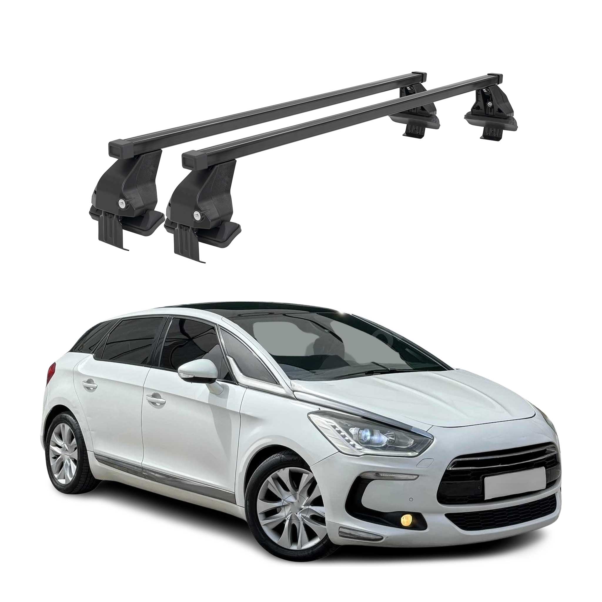 Barres Transversales Menabo pour DS5 2015-2020 Noir