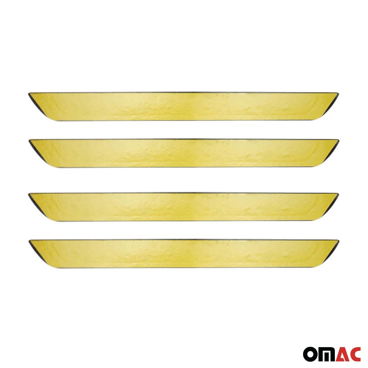 Couverture de Seuil de porte pour VW Caddy 2003-2026 acier inox chromé + Abs 4x