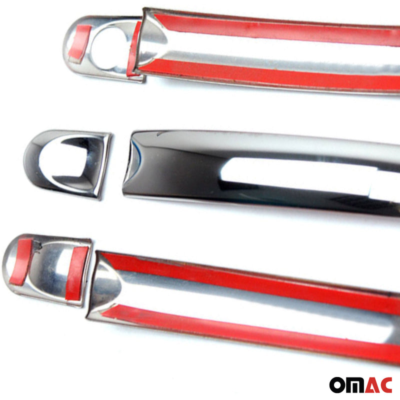 Couverture de poignée de porte pour VW Caddy 2003-2015 en Acier Inoxydable 6Pcs