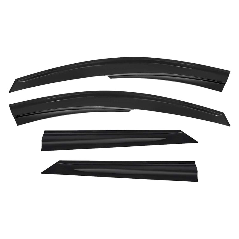 Déflecteurs De Vent Pluie D'air pour Dacia Logan 2006-2017 Acrylique 4 Pcs