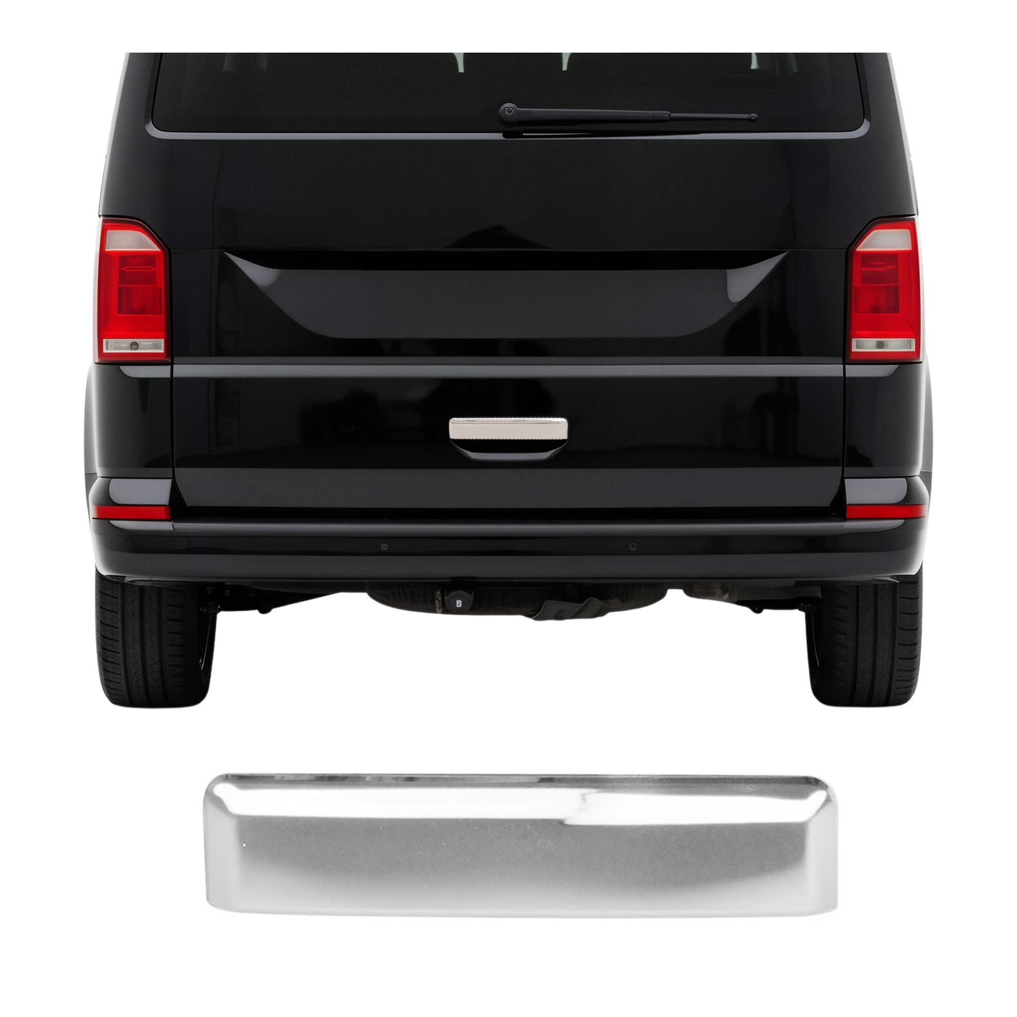 Couverture de poignée de porte Hayon pour VW T6 Transporter 2015-2019 Acier Inox