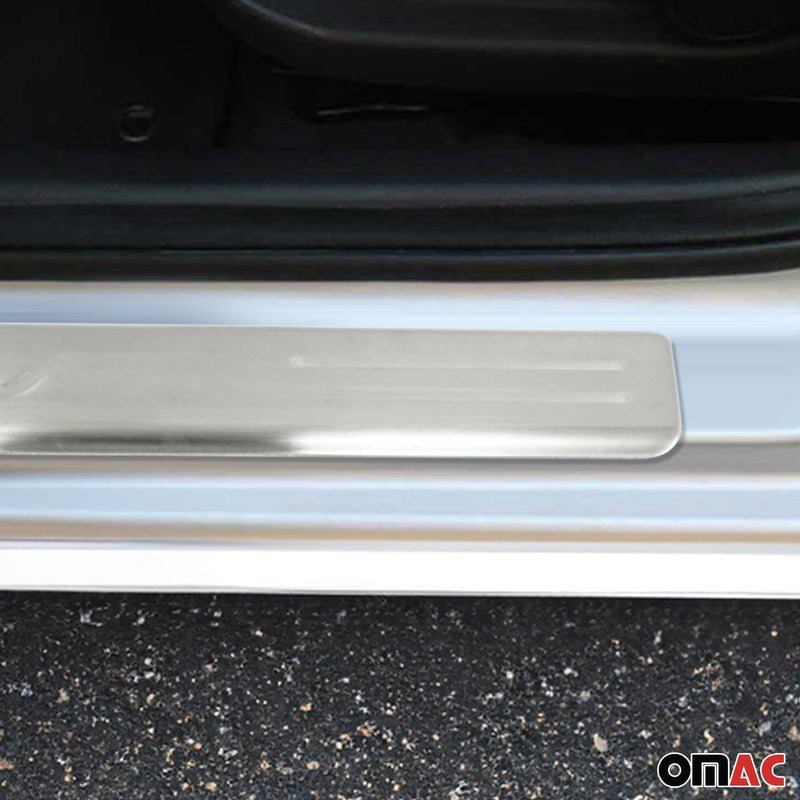 Seuils de porte pour Kia Soul 2009-2014 Acier inox Chromé