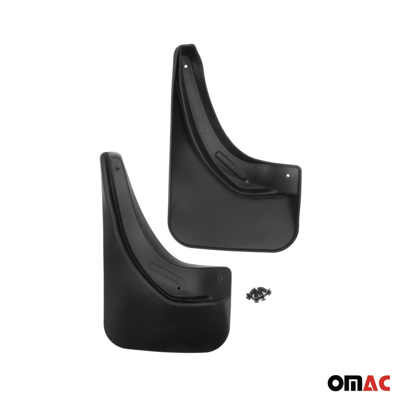 Bavettes Garde Boue pour Opel Corsa D 2006-2015 Avant et Arrière Noir 4Pcs