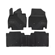 Tapis de Sol de Voiture No.77 pour Kia EV9 2023-2026 TPE Antidérapant Noir 3Pcs