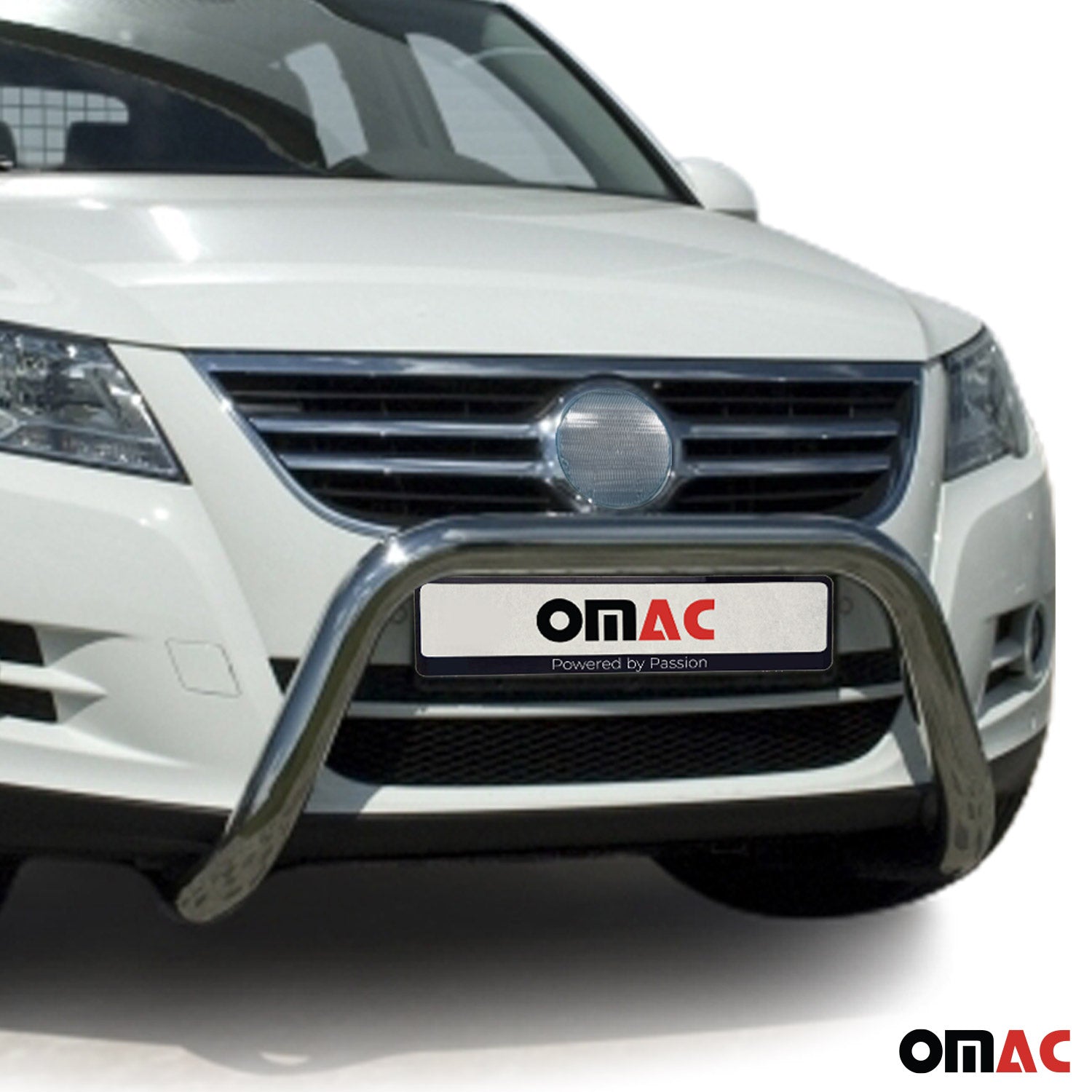 Pare-Buffle Avant Pour VW Tiguan 2007-2016 en Acier Argent