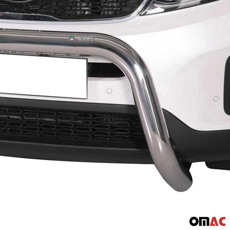 Pare-buffle Avant pour Kia Sorento 2012-2015 76 mm en Acier Gris