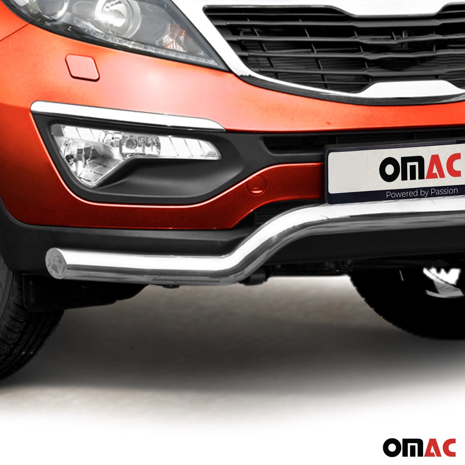 Pare-Buffle Avant Pour Kia Sportage 2010-2015 en Acier Inox Argent