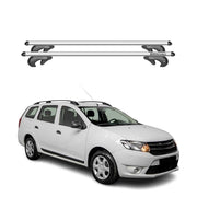 Barres de toit transversales pour Dacia Logan MCV 2013-2020 90kg Alu Gris 2x