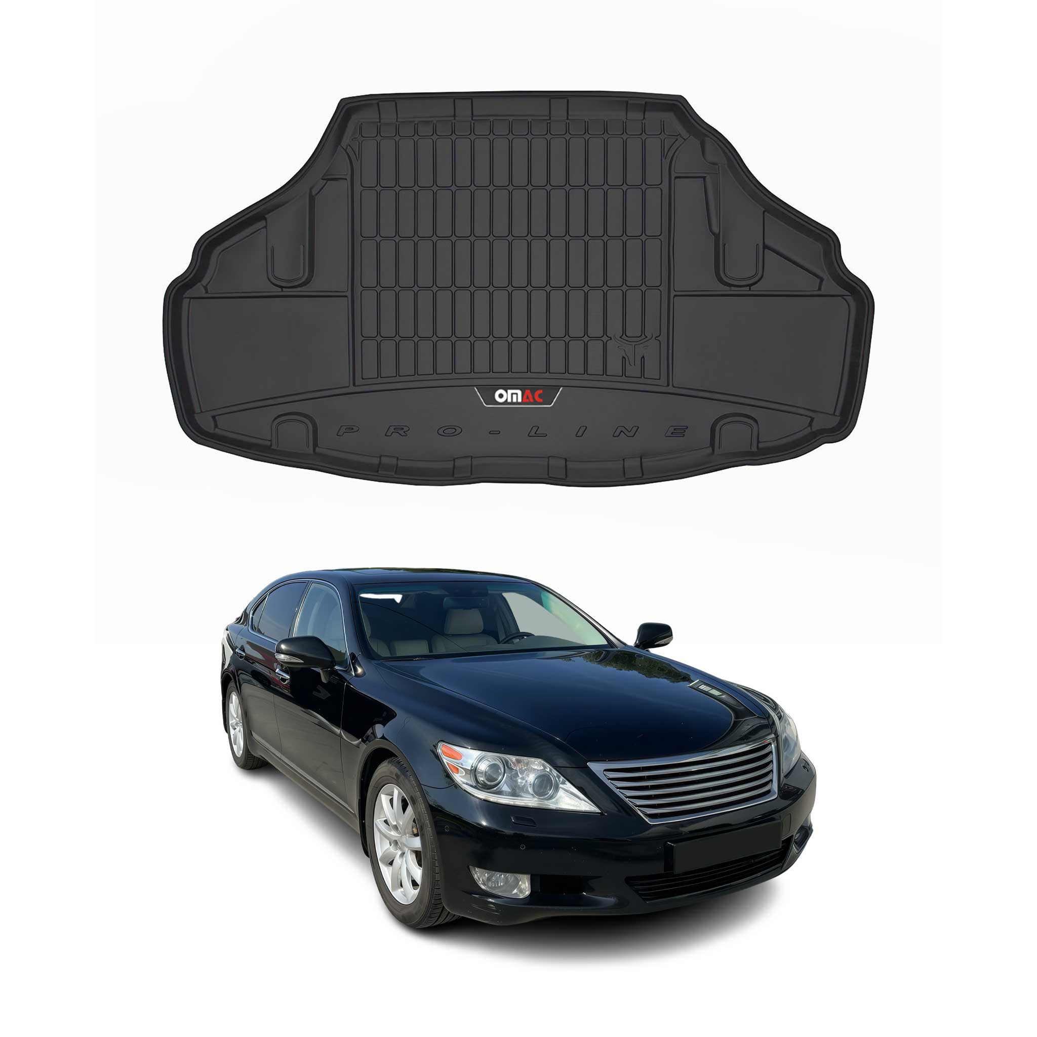 Tapis de Coffre pour Lexus LS 2006-2017 TPE Noir