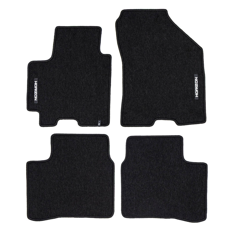 Tapis de Sol de Voiture pour Suzuki Swift VI 2017-2024 Velours Durable Noir 4Pcs