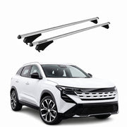 Menabo Barres de toit pour Renault Boreal 2025-2026 Argenté Aluminium 2 Pièces