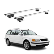 Barres de toit transversales pour VW Passat B5 Break 1996-2000 Pre-FL Gris ABE