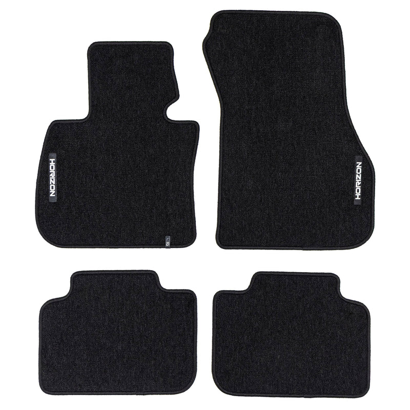 Tapis de Sol de Voiture pour BMW X1 F48 2015-2022 Velours solide et durable 4Pcs