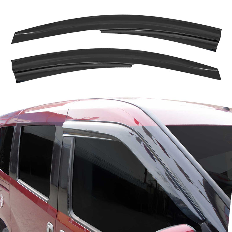 Déflecteurs De Vent Pluie D'air pour Fiat Fiorino Qubo 2007-2017 Acrylique 2 Pcs