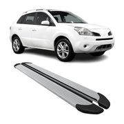 Marchepieds Latéraux pour Renault Koleos 2007-2017 Aluminium Argent 2Pcs
