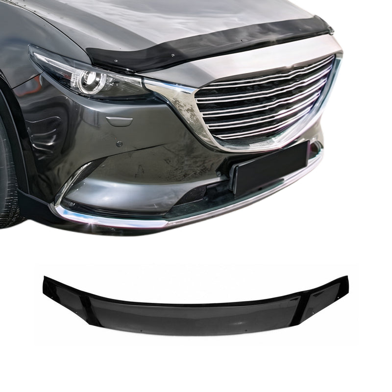 Deflecteurs d'air capot de voiture pour Mazda CX-9 2016-2024 Acrylique Noir