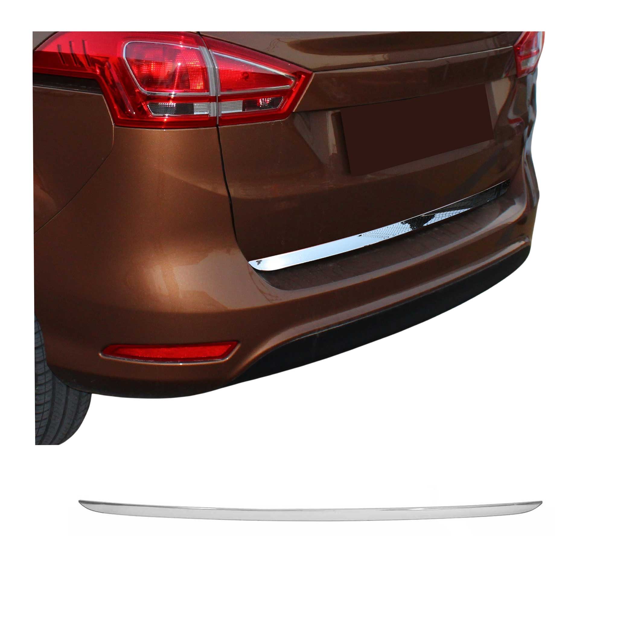Garniture de Hayon Coffre pour Ford B-Max 2012-2021 acier inox
