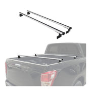 Barres de toit transversales pour VW Amarok 2010-2020 Aluminium Gris