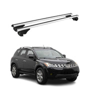 Barres de toit Transversales pour Nissan Murano I 2005-2008 TÜV Alu Gris 2Pcs