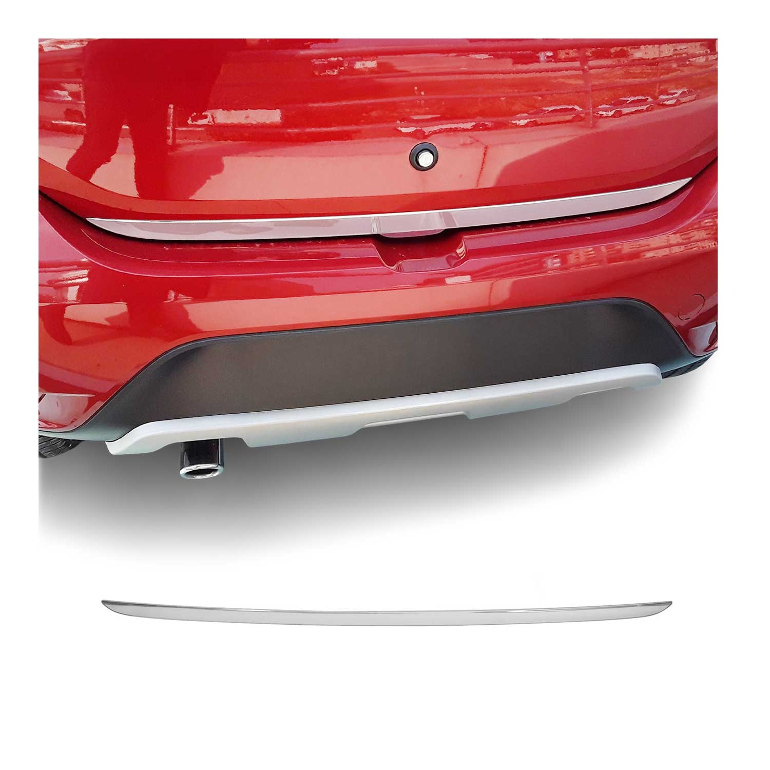 Garniture de Hayon Coffre pour Dacia Sandero 2012-2020 acier inox