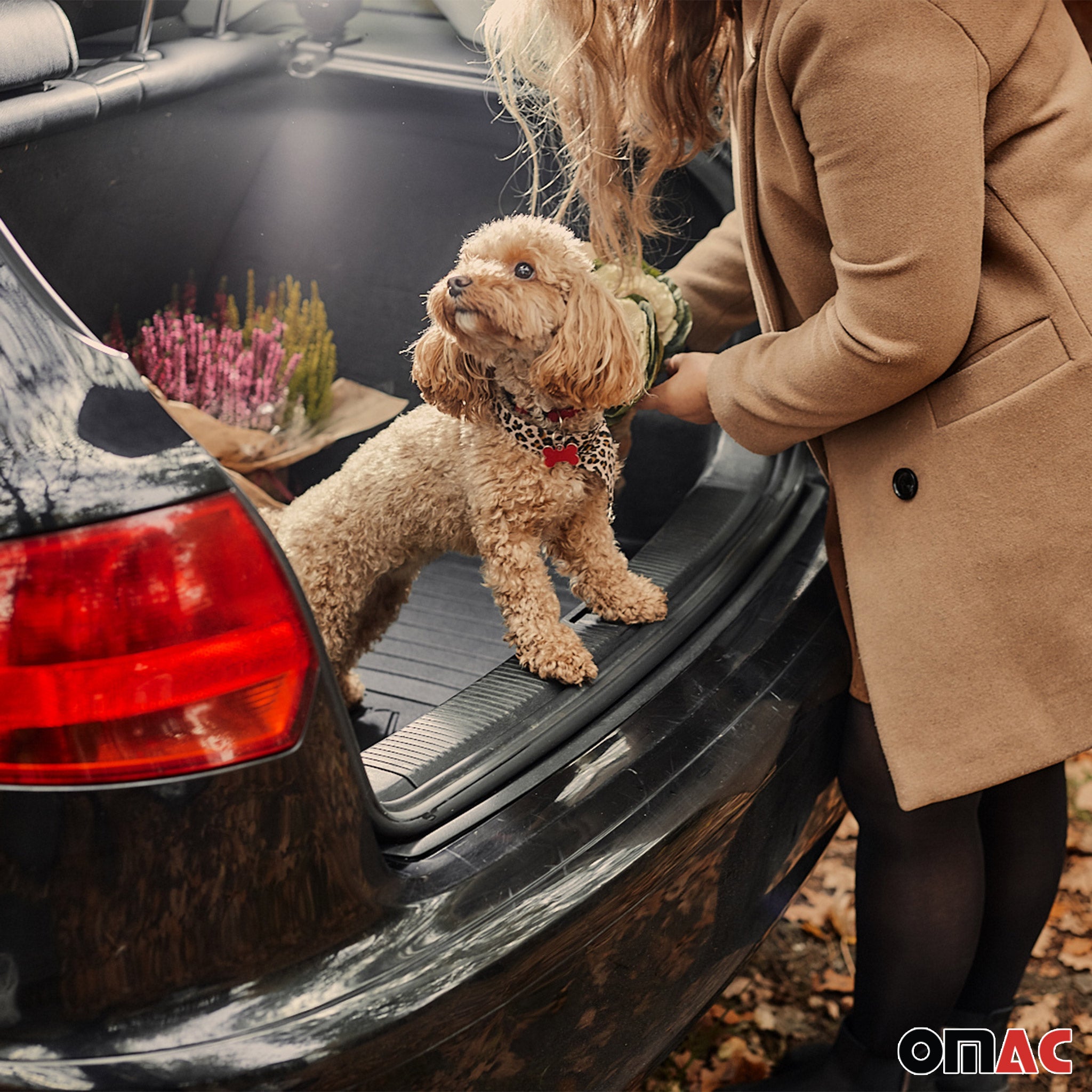 Tapis de coffre pour Kia Sorento III 2014-2020 7places 3.rangée dépliée TPE Noir