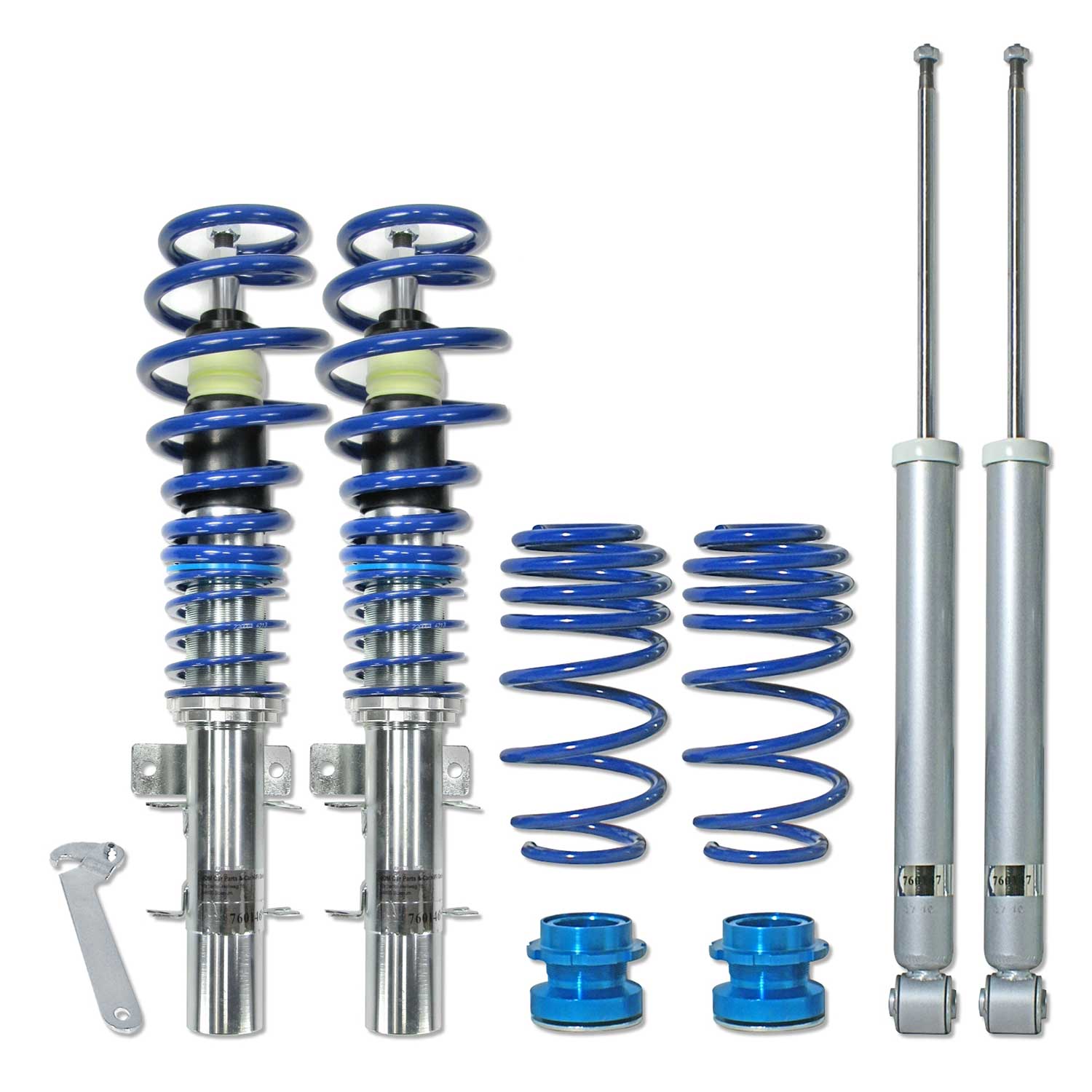 Tuning Kit Suspension + Amortisseurs JOM pour VW Polo 9N/ 9N2/ 9N3/ Fox 5Z 02-09