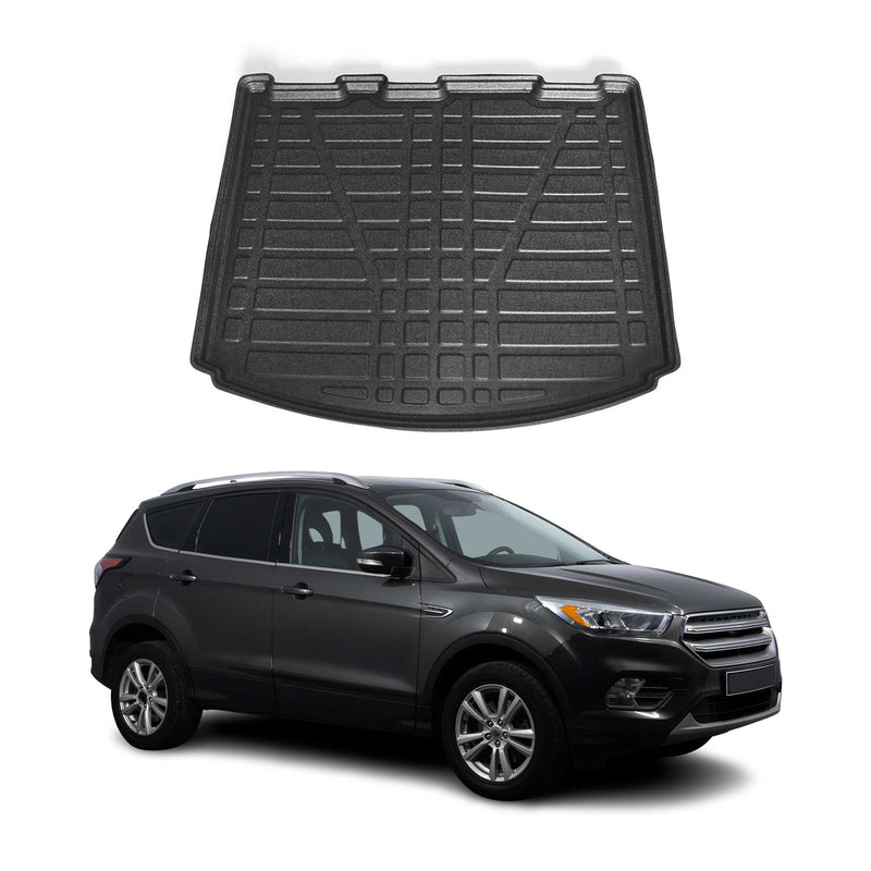 Tapis de Coffre pour Ford Kuga II 2012-2022 en TPE Noir