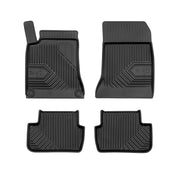 Tapis de Sol de Voiture pour Mercedes-Benz Classe A W176 2012-2018 TPE Noir 4Pcs