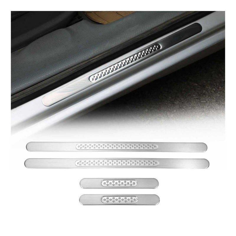 Seuils de porte pour Fiat Grande Punto 2005-2009 Inox 4x