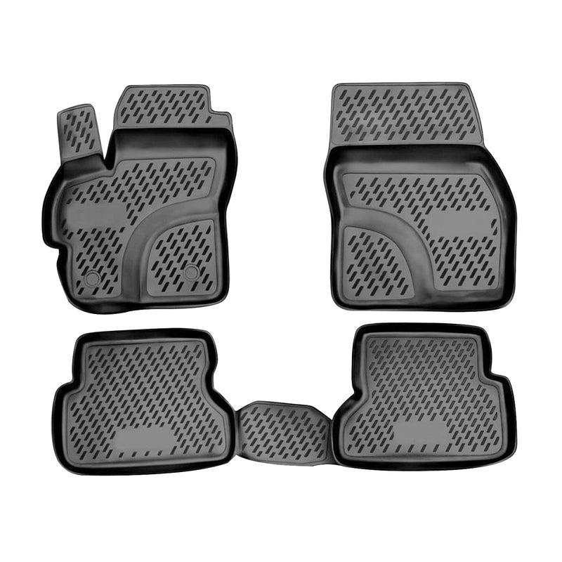 Tapis de sol pour Mazda 3 2003-2009 en caoutchouc TPE 3D Noir 4Pcs