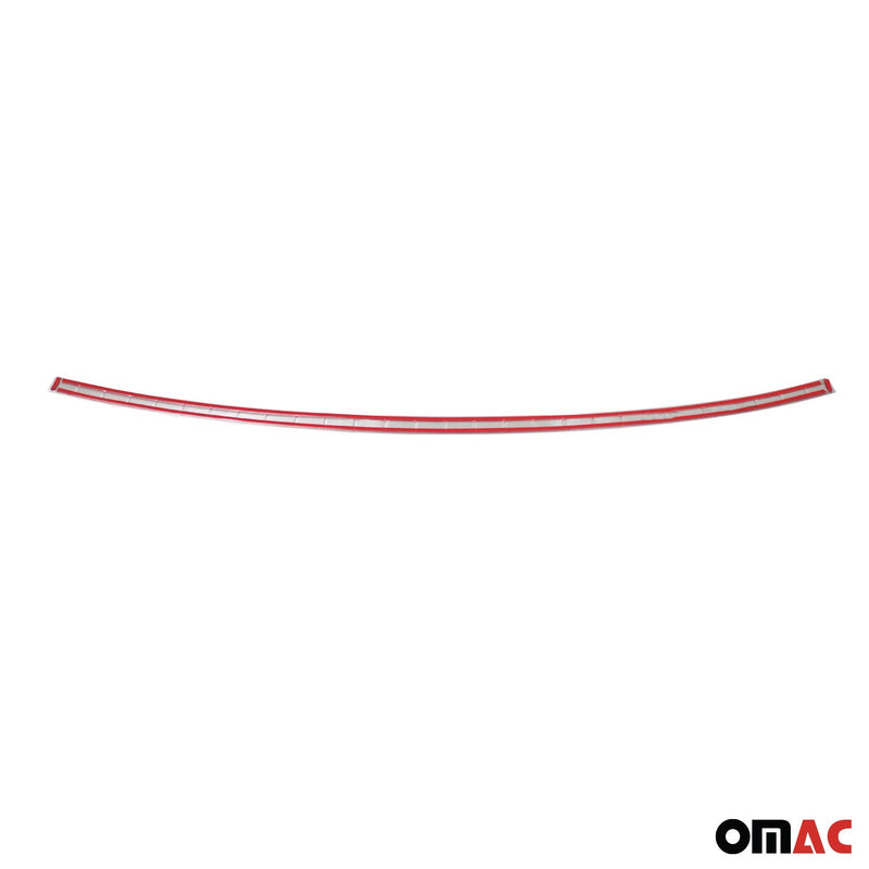 Protection seuil de pare-chocs arriére pour Audi 8U Q3 2011-2018 Acier Brillant