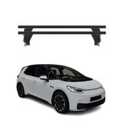 Menabo Barres de toit transversales pour VW ID 3 2020-2026 Alu Noir 2x