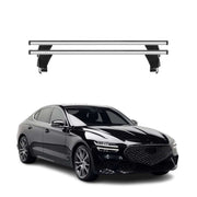 Menabo Barres de toit Transversales pour Genesis G70 2018-2026 Gris ABE 2x