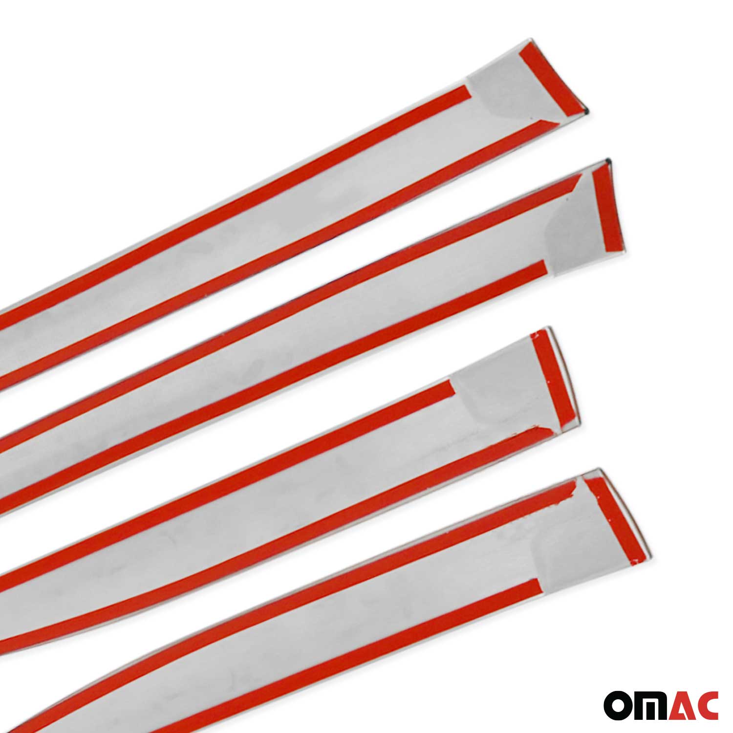 Garniture Baguette de porte latérale pour Peugeot 2008 2019-2025 acier inox 4Pcs