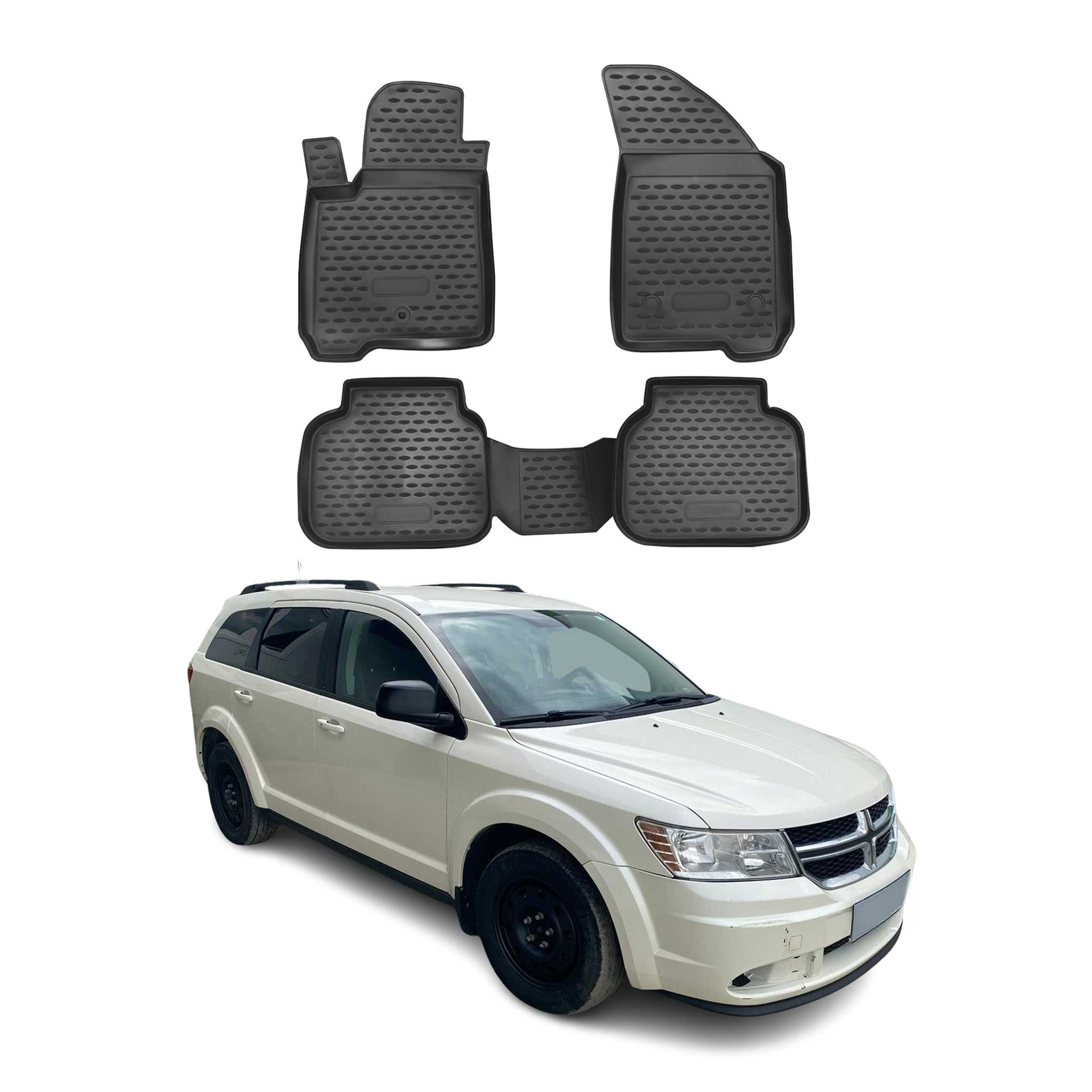 Tapis de Sol pour Fiat Freemont 2011-2016 TPE Noir