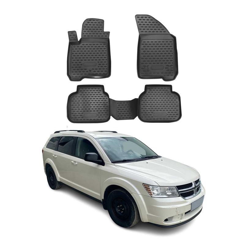 Tapis de Sol pour Fiat Freemont 2011-2016 TPE Noir
