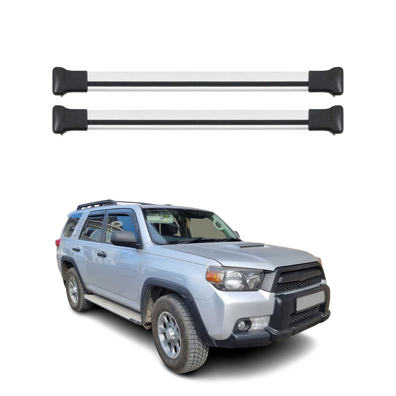 Barres de toit transversales pour Toyota 4 Runner N280 2010-2020 Alu Gris