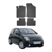 OMAC Tapis de sol pour Citroen C2 2003-2012 Noir en caoutchouc