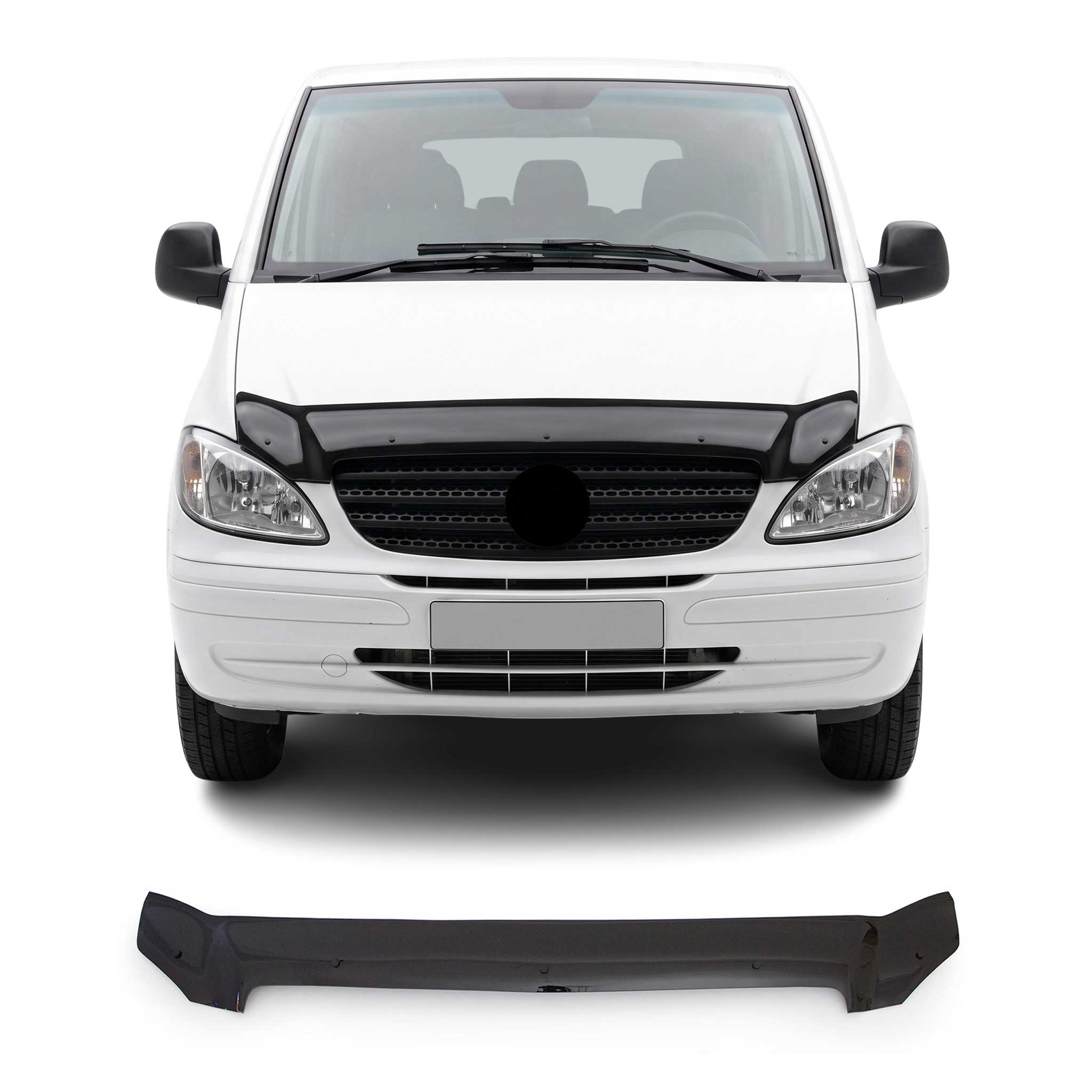 Deflecteurs d'air capot de voiture pour Mercedes Vito Viano W639 2003-2014