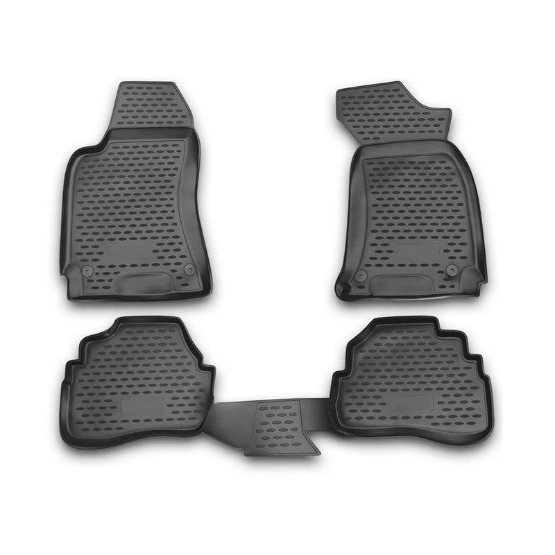 Tapis de sol pour VW Passat B5 1996-2005 en caoutchouc TPE 3D Noir 4Pcs