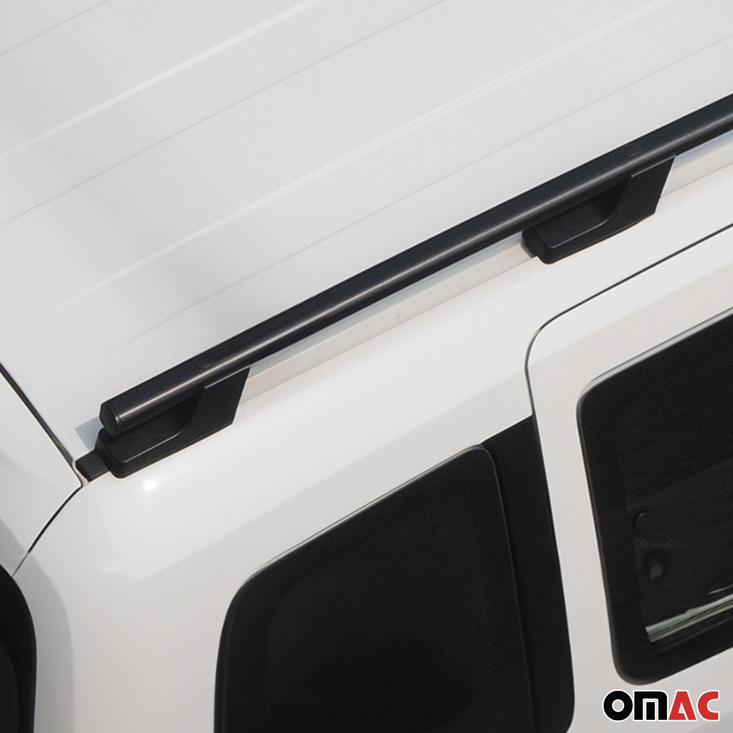 Barres de toit longitudinales pour Renault Trafic Opel Vivaro A 2001-14 L1 Noir