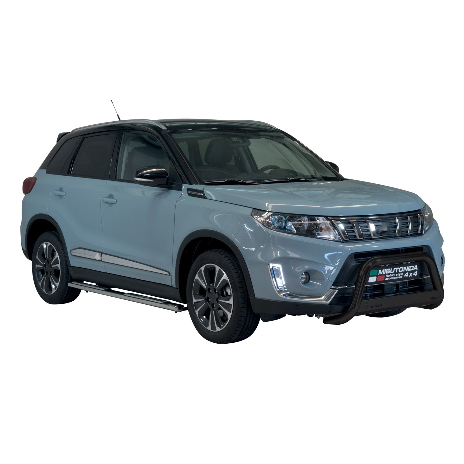 Pare-buffle Avant pour Suzuki Vitara 2019-2026 63 mm en Acier Noir