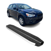 Marchepieds Latéraux pour Mitsubishi ASX 2010-2022 Aluminium Noir Gris 2Pcs