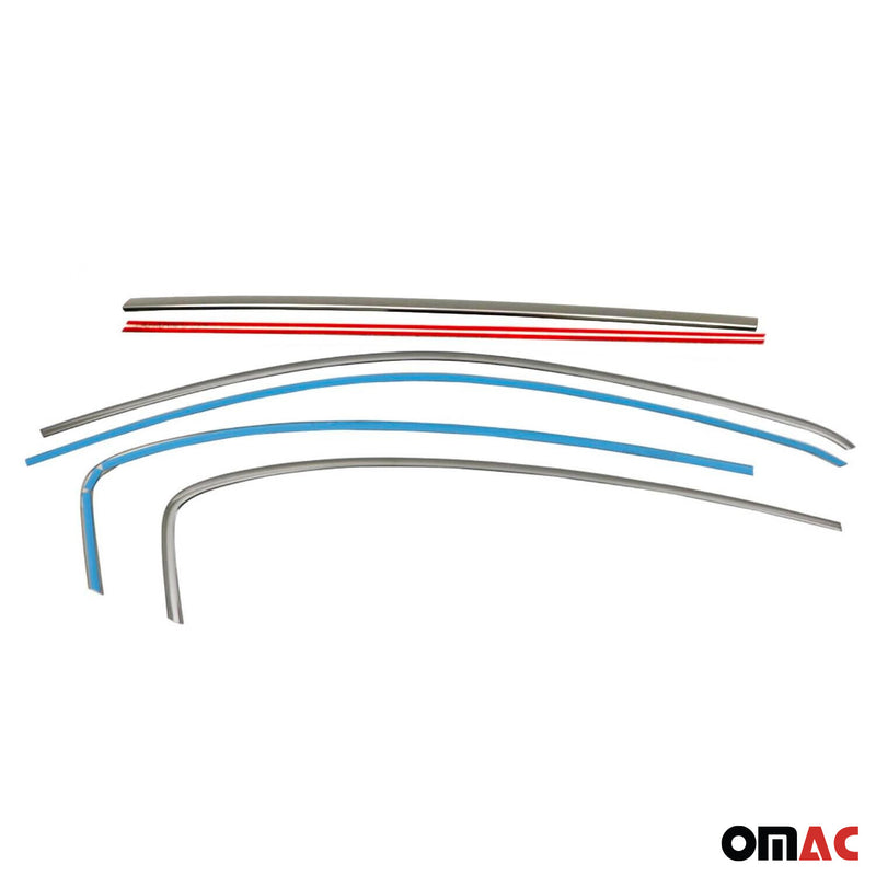Baguettes pour contour Latérales pour Fiat Tipo Aegea 2016-2025 inox Chromé