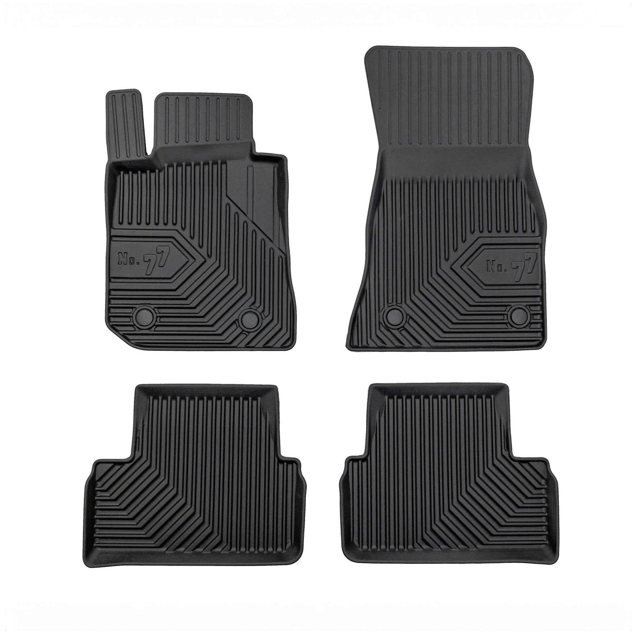 Tapis de Sol de Voiture pour BMW i4 G26 2021-2026 TPE Antidérapant Noir 4Pcs