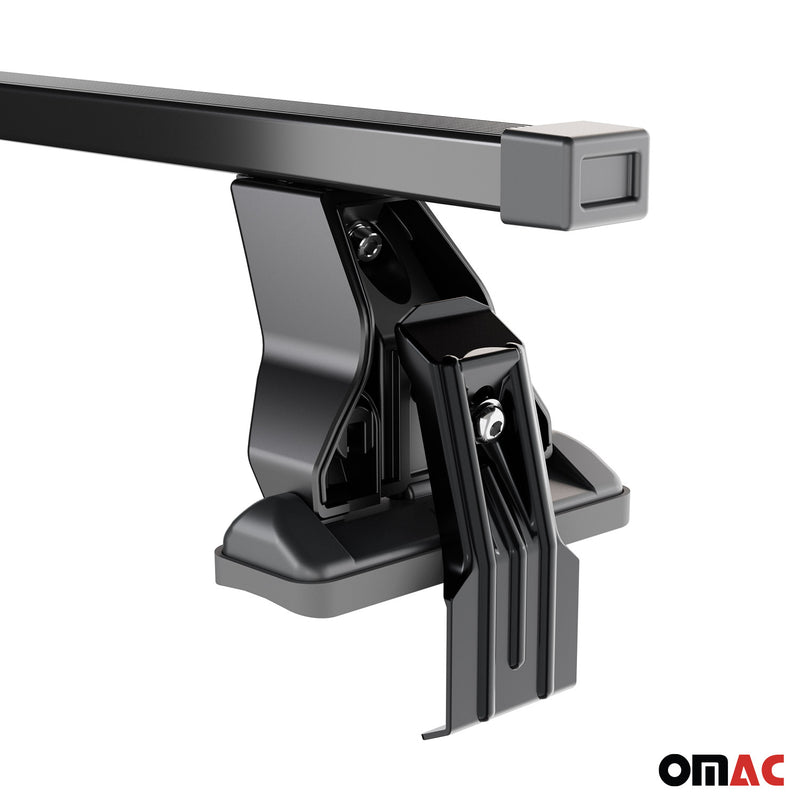 Barres de toit transversales pour Hyundai i10 III 2023-25 Facelift Acier Noir 2x