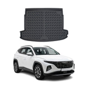 Tapis de coffre pour Hyundai Tucson 4 2021-2027 Noir 3D en Caoutchouc TPE